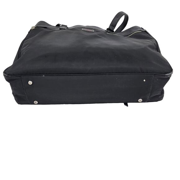 TUMI Black Nylon Leather Trimmed Travel Shoulder Professional Briefcase - Picture 4 of 9